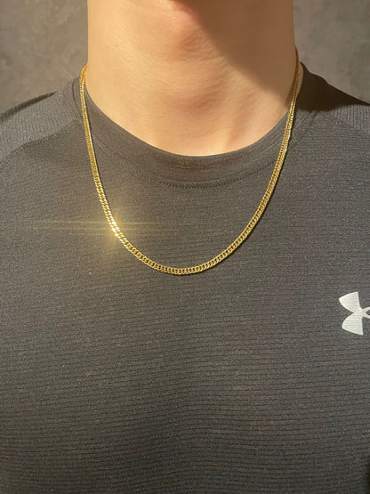 Cuban Link Ketting Goud 4mm